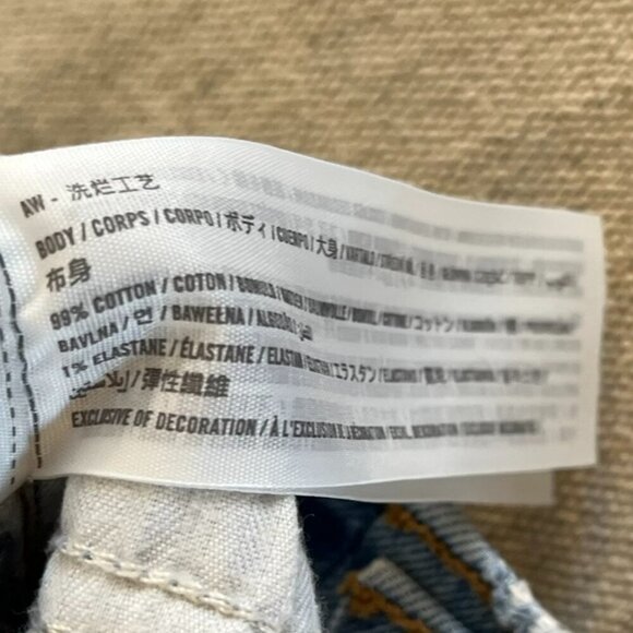 Abercrombie & Fitch Woman's The Crop Wide Leg Ultra High Rise Jeans Sz 26 - Picture 11 of 11